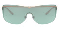 Pink Gold / Black / Azure Internal Mirrored Silver
