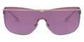 Pink Gold / Black / Violet Internal Mirrored Silver