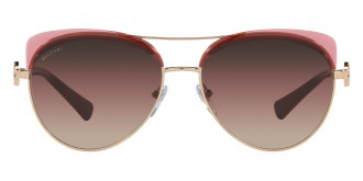 Color: Pink Gold/Transparent Cherry (201400) - Bvlgari BV6164B2014E257