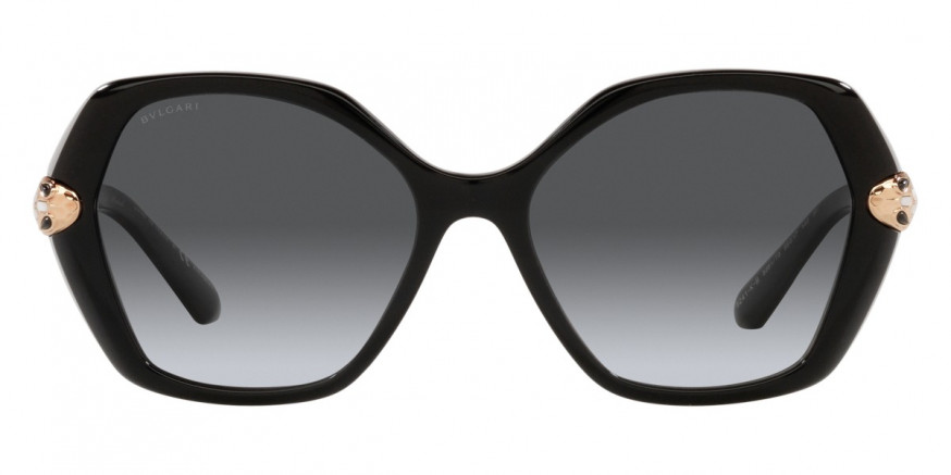 Bvlgari™ BV8241KF 5381T3 55 - Black on Transparent Gray