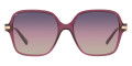 Transparent Purple / Tri-Gradient Brown/Violet/Blue