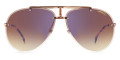 Gold Copper / Brown Shaded Blue Mirrored