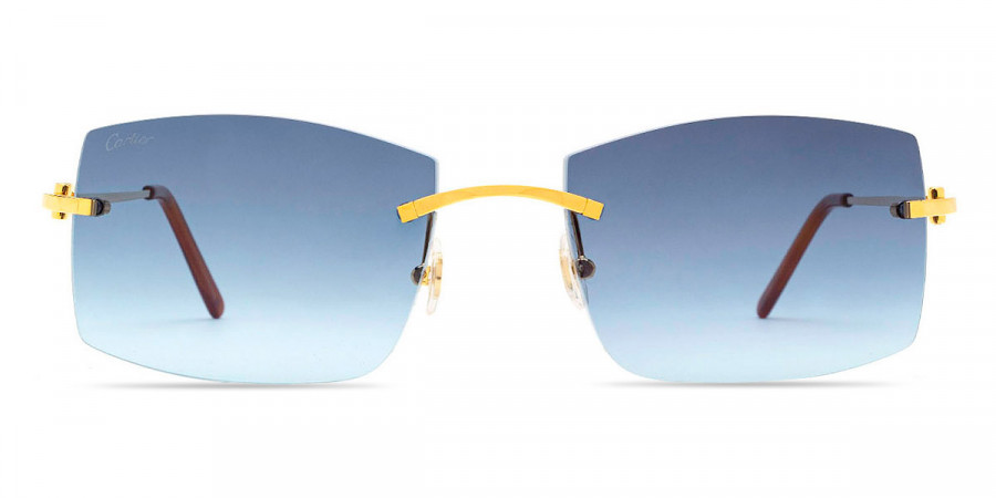 Cartier™ CT0005RS 001 58 - Gold Décor C