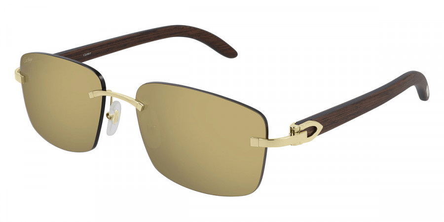 Color: Gold/Brown (001) - Cartier CT0013RS00158