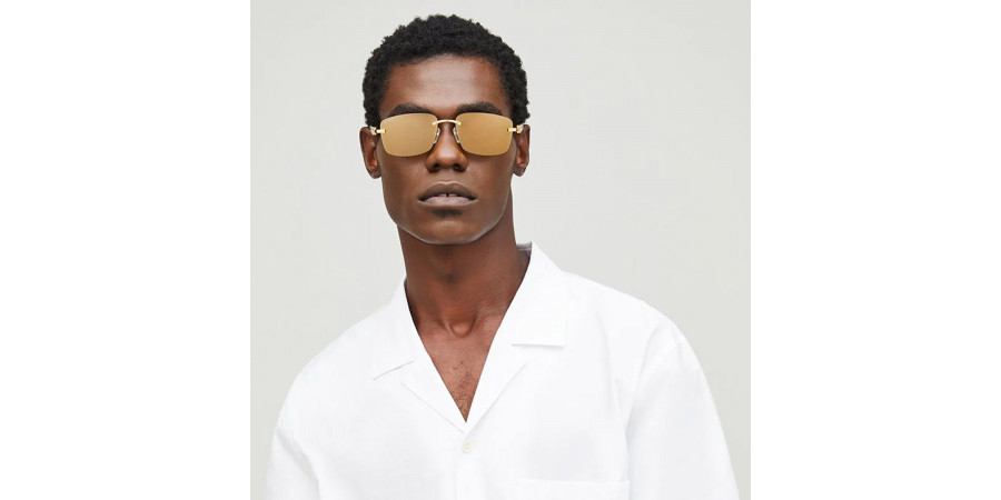 Color: Gold/Brown (001) - Cartier CT0013RS00158