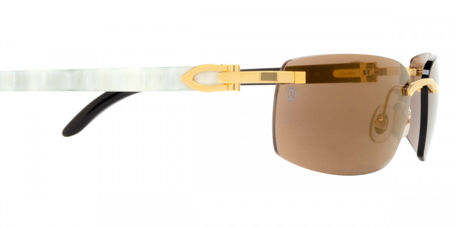 Color: Gold/White (004) - Cartier CT0046S00456