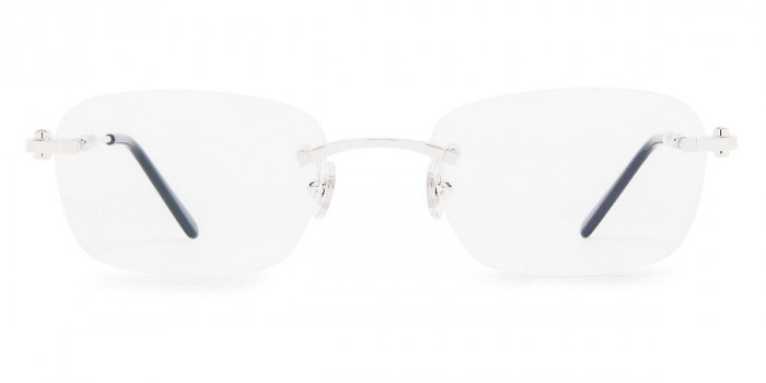 メガネ Cartier Cartier - CT0050O - 002 silver silver transpa Cartier CT0050O Eyeglasses - Cartier Authorized Dealer
