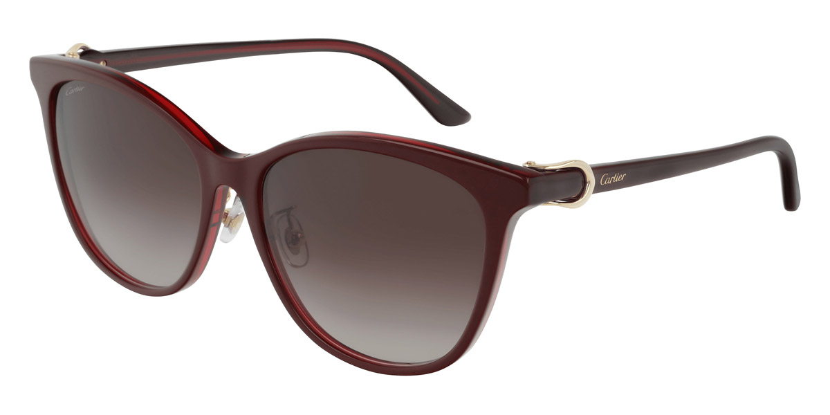 メガネ Cartier Cartier - CT0187O - 007 red red transparent 03_3d58275c-7ae0-4274-8eb1-