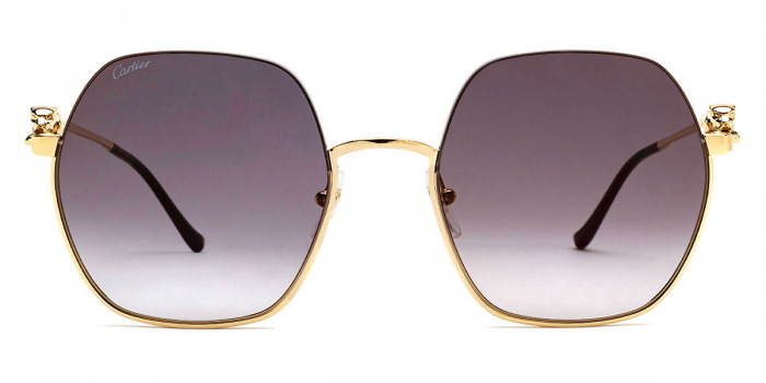 【送料,関税込】パンテール ドゥ カルティエ サングラス CT0267S Cartier CT0267S 003 58 Gold Sunglasses - Cartier Authorized