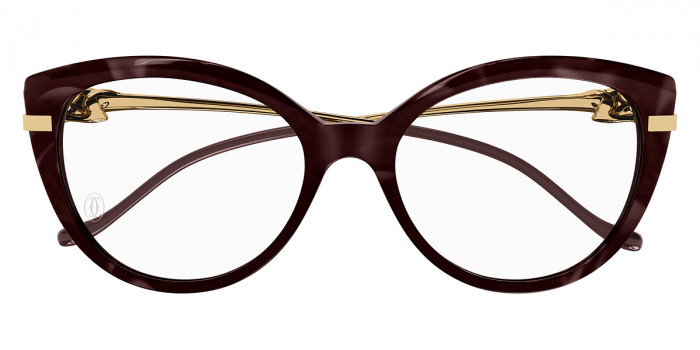 Cartier™ CT0283O 003 54 - Havana/Gold Panthère De Cartier