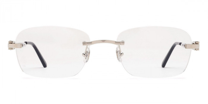 Cartier CT0290O 004 55 Silver Eyeglasses - Cartier