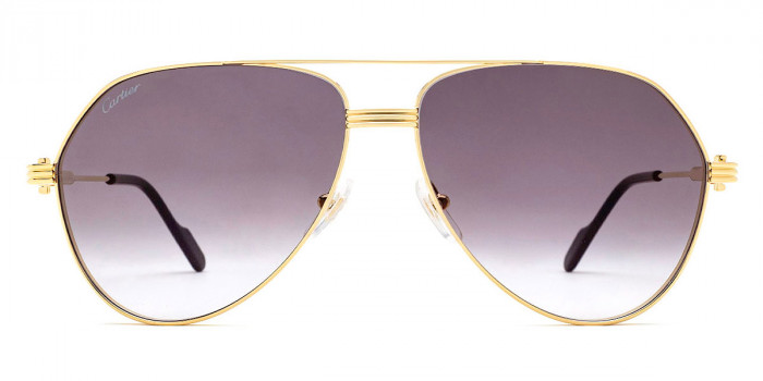 Cartier CT0303S 003 61 Silver Sunglasses - Cartier