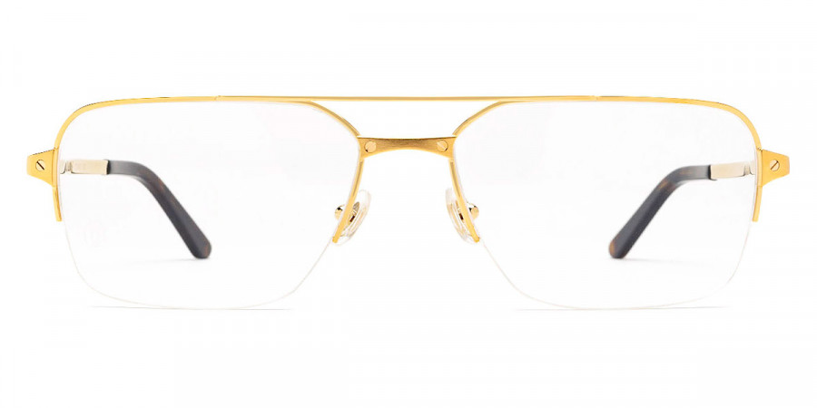 Cartier™ CT0308O 003 56 - Gold Santos De Cartier