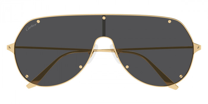サングラス Cartier Cartier - CT0399S - 001 gold gold grey cartier-panthere-ct0399s-001-