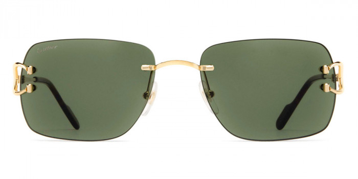 Cartier CT0330S 007 57 Gold Sunglasses - Cartier Authorized