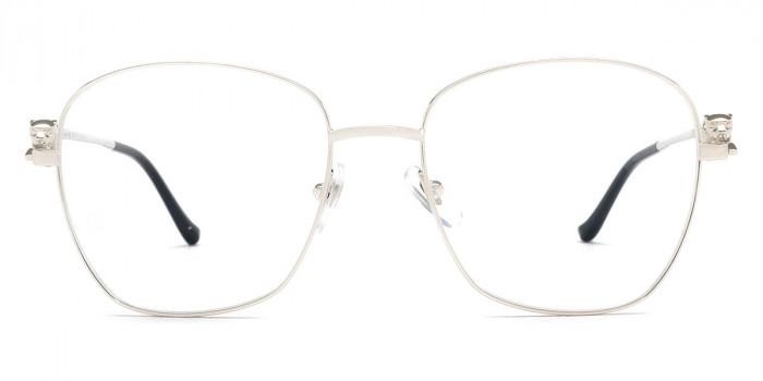 Cartier CT0371O 002 56 Silver Eyeglasses - Cartier