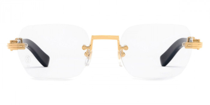 Cartier CT0377O 001 53 Gold/Black Eyeglasses - Cartier