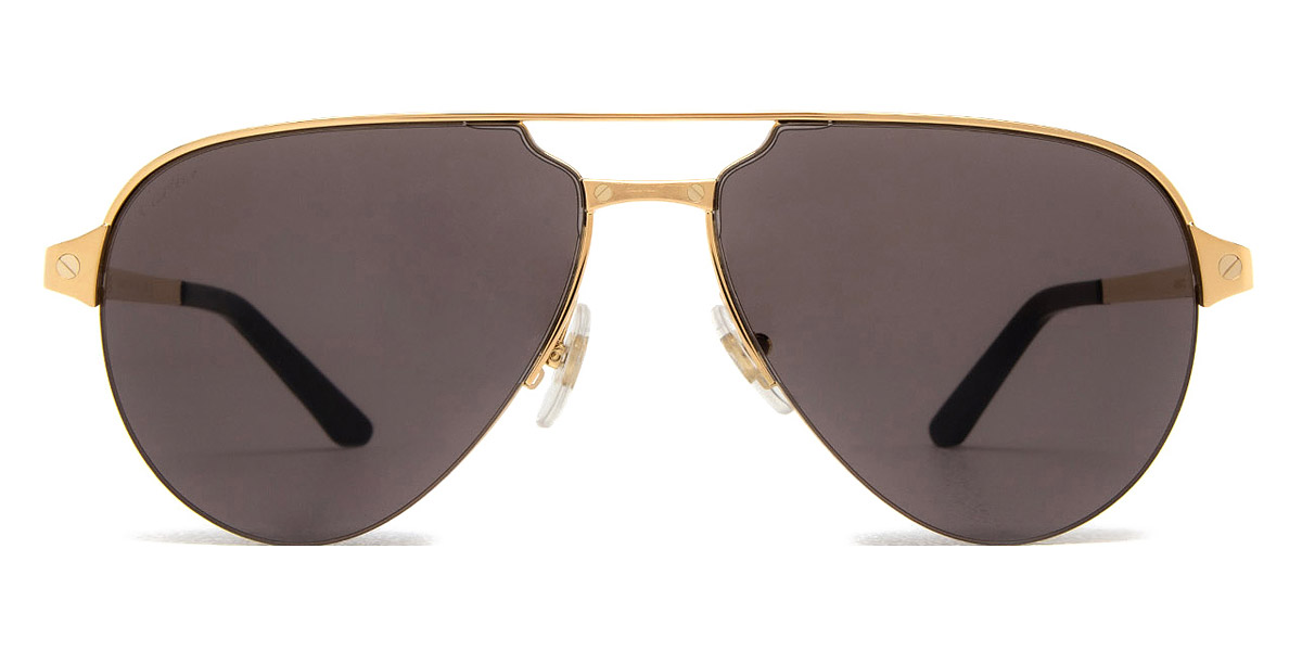 Cartier CT0386S 001 60 Gold Sunglasses - Cartier Authorized Dealer 