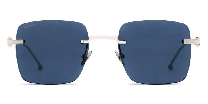 Cartier™ CT0403S 001 52 - Silver Pasha de Cartier