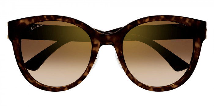 Cartier™ CT0438SA 002 56 - Havana C Décor