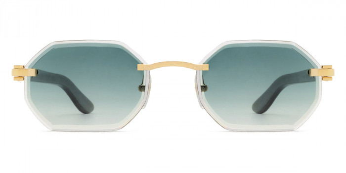 Cartier™ CT0439S 004 54 - Gold/Green C Décor