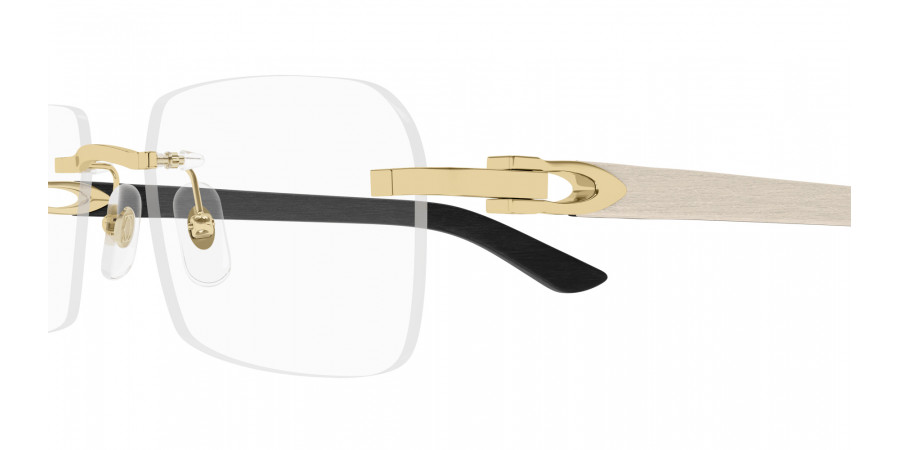 Color: Gold/Ivory (008) - Cartier CT0453O00856