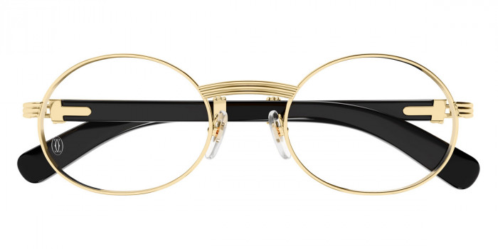 Cartier™ CT0464O 001 53 - Gold/Black Première de Cartier