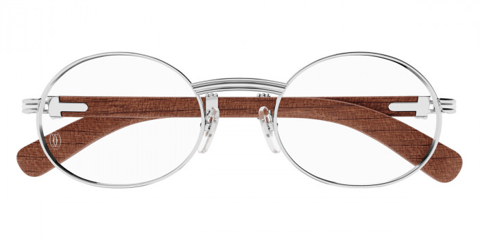 Cartier™ CT0464O 003 53 - Silver/Brown Première de Cartier