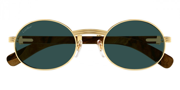 Cartier™ CT0464S 015 55 - Gold/Brown Première de Cartier