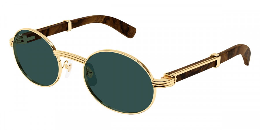 Color: Gold/Brown (015) - Cartier CT0464S01555