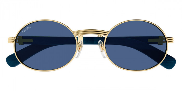 Cartier™ CT0464S 004 53 - Gold/Blue Première de Cartier
