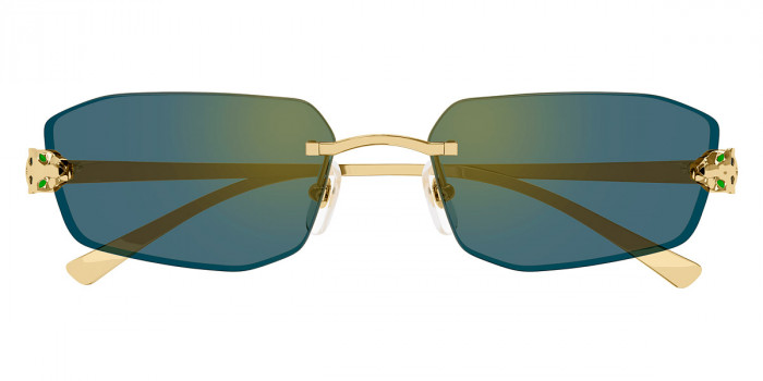 Cartier™ CT0474S 003 56 - Gold Panthère de Cartier