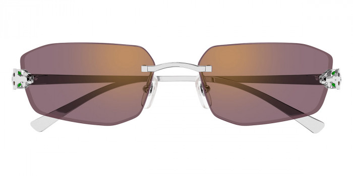 Cartier™ CT0474S 004 56 - Silver Panthère de Cartier