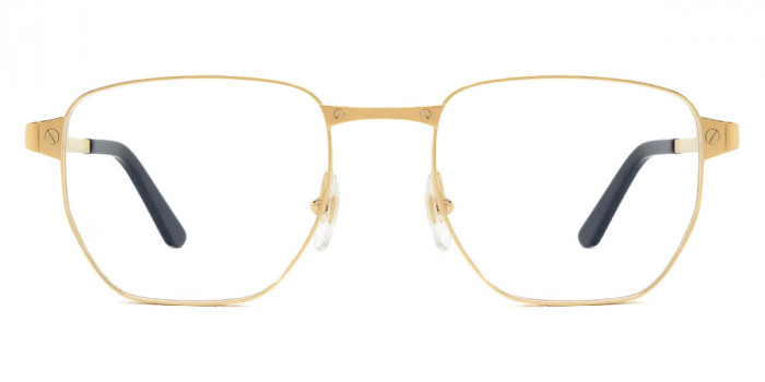 メガネ Cartier Cartier - CT0523O-001 - GOLD-GOLD-TRANSPARENT Cartier CT0523O 001 Eyeglasses Gold Gold - eye-oo.com