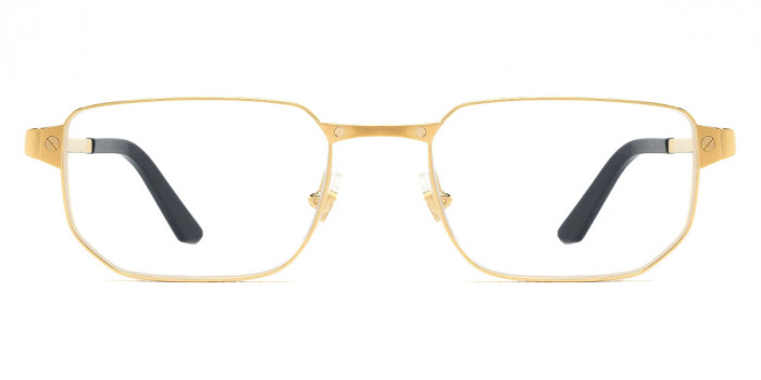 Cartier™ CT0481O 001 53 - Gold Santos de Cartier