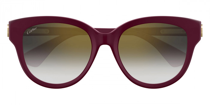 Cartier™ CT0506SA 003 55 - Burgundy C Décor