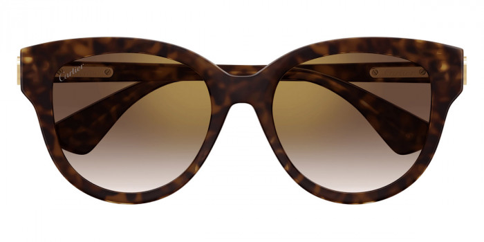 Cartier™ CT0506SA 002 55 - Havana C Décor