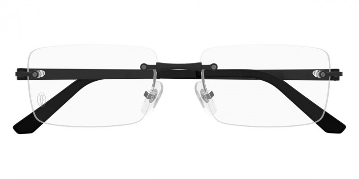 Cartier™ CT0511O 004 55 - Black Santos de Cartier