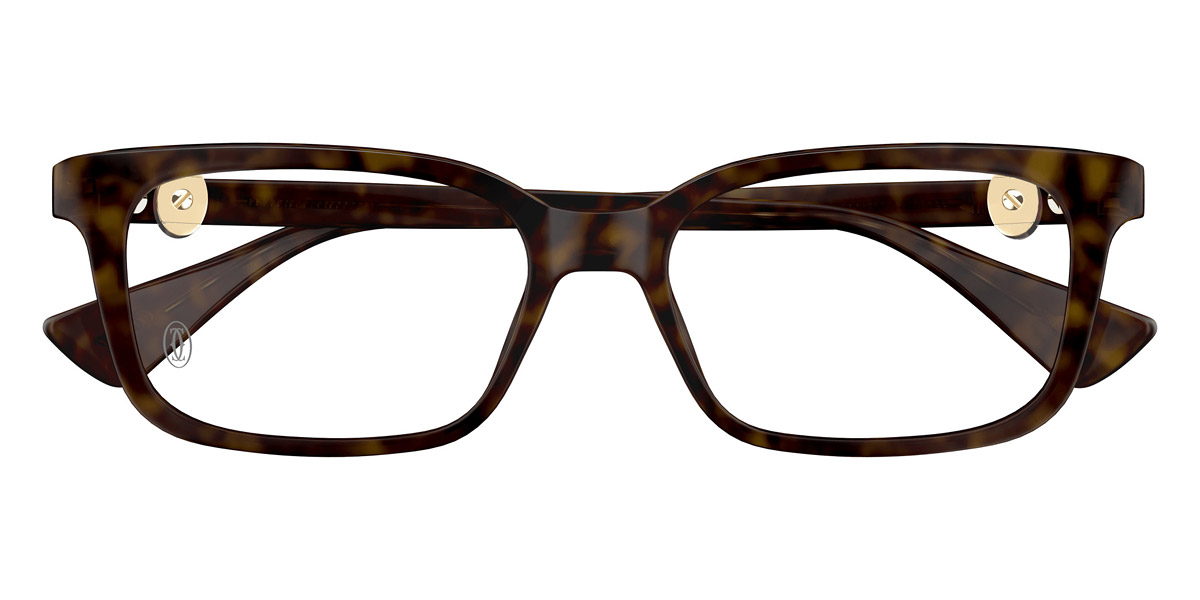 Cartier™ CT0525O C Décor Rectangle Eyeglasses | EyeOns.com