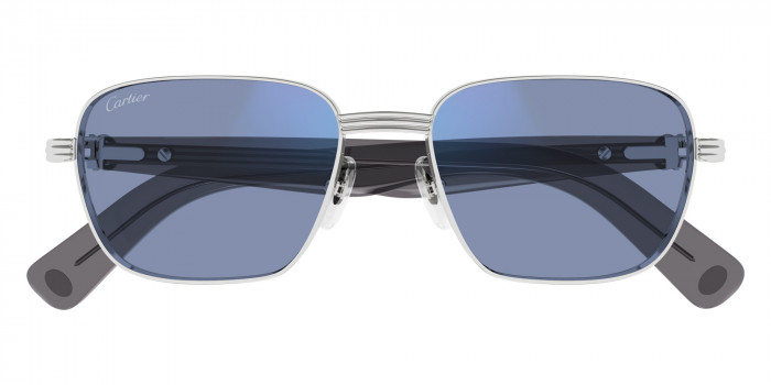 Cartier™ CT0538S 010 55 - Silver/Gray Première de Cartier