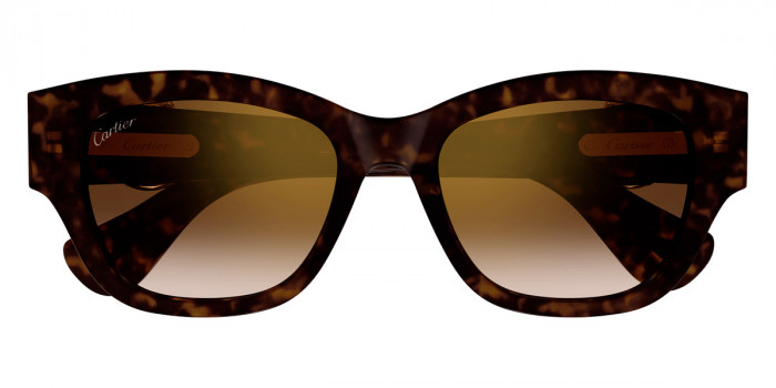 Cartier™ CT0548SA 002 55 - Havana Panthère de Cartier