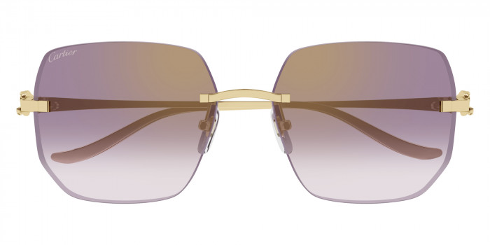 Cartier™ CT0549S 004 57 - Gold Panthère de Cartier