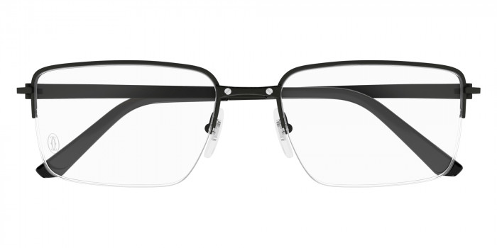 Cartier™ CT0554O 004 56 - Black Santos de Cartier