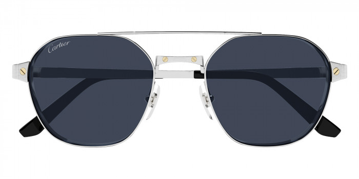 Cartier™ CT0571S 002 52 - Silver Santos de Cartier