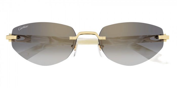 Cartier™ CT0580S 003 56 - Gold/Ivory C Décor