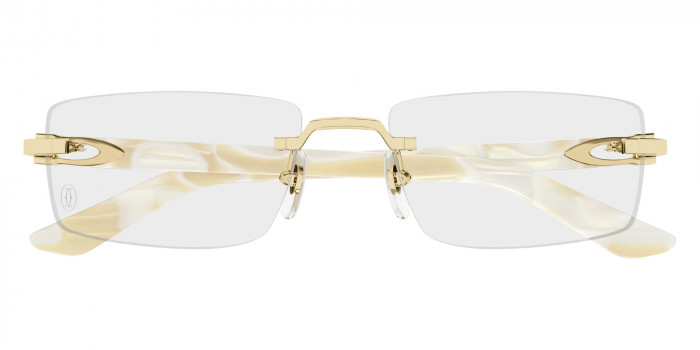 Cartier™ CT0581O 007 58 - Gold/Ivory C Décor