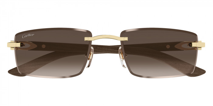 Cartier™ CT0582S 003 56 - Gold/Yellow C Décor