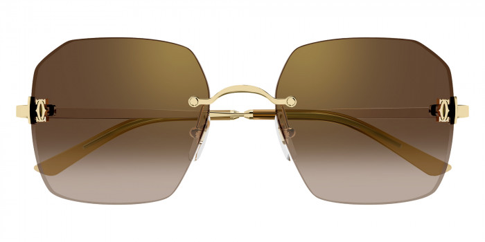Cartier™ CT0591S 002 55 - Gold C Décor