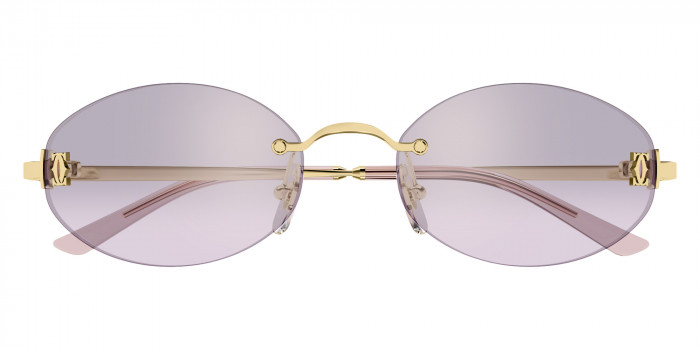 Cartier™ CT0592S 003 55 - Gold C Décor