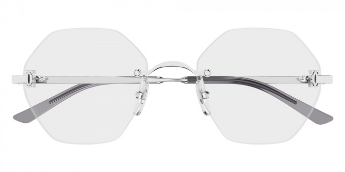 Cartier™ CT0593O 002 53 - Silver C Décor